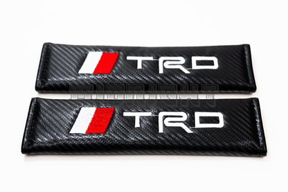 Toyota TRD Carbon Fiber Style Seat Belt Strap Covers