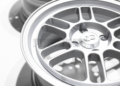 15" Silver Enkei RPF1 Style Wheels (4x100) Square Set