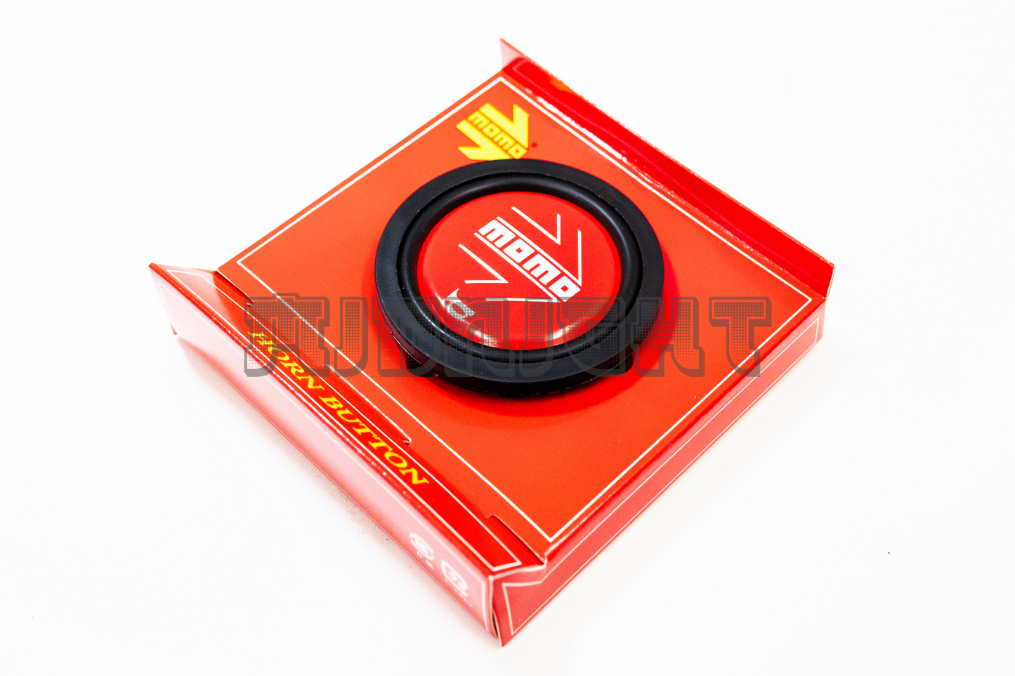 MOMO Red Horn Button