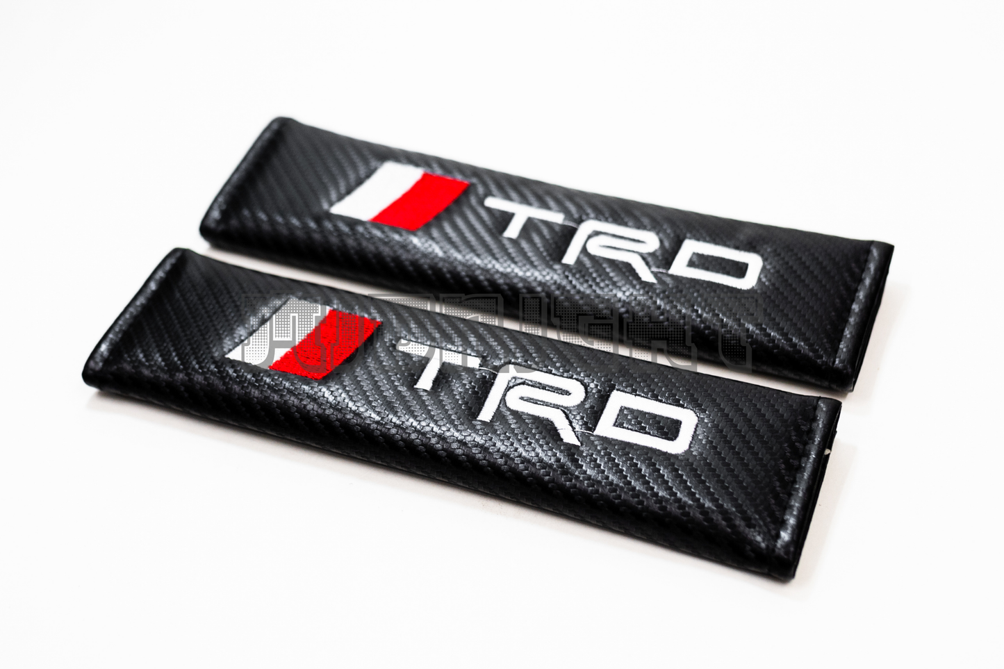 Toyota TRD Carbon Fiber Style Seat Belt Strap Covers