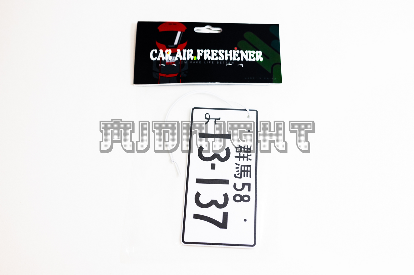 13-137 JDM License Plate Style Air Freshener