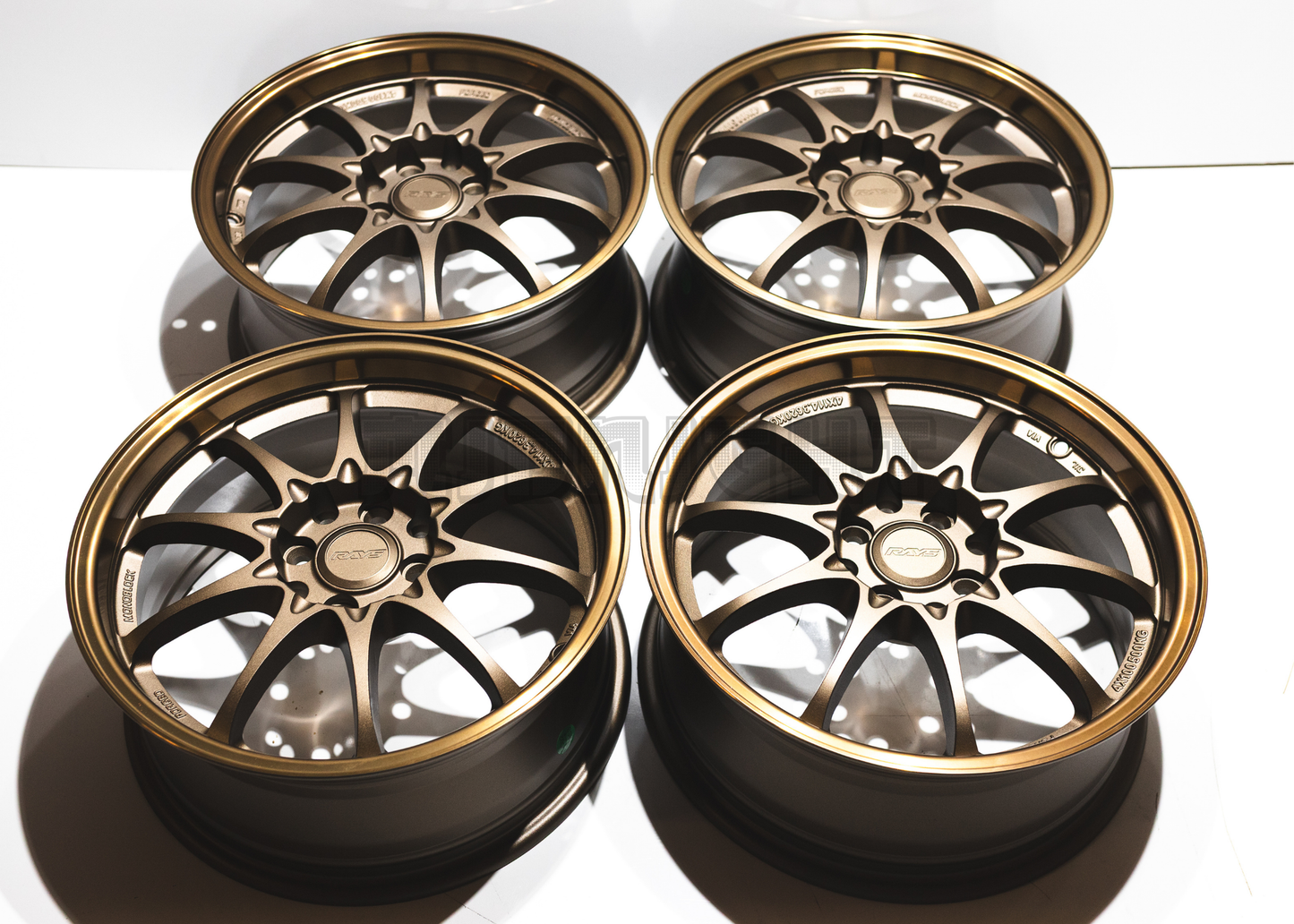 16" Bronze Rays Volk Racing CE28 Style Wheels (4x100) (4x114.3) Square Set