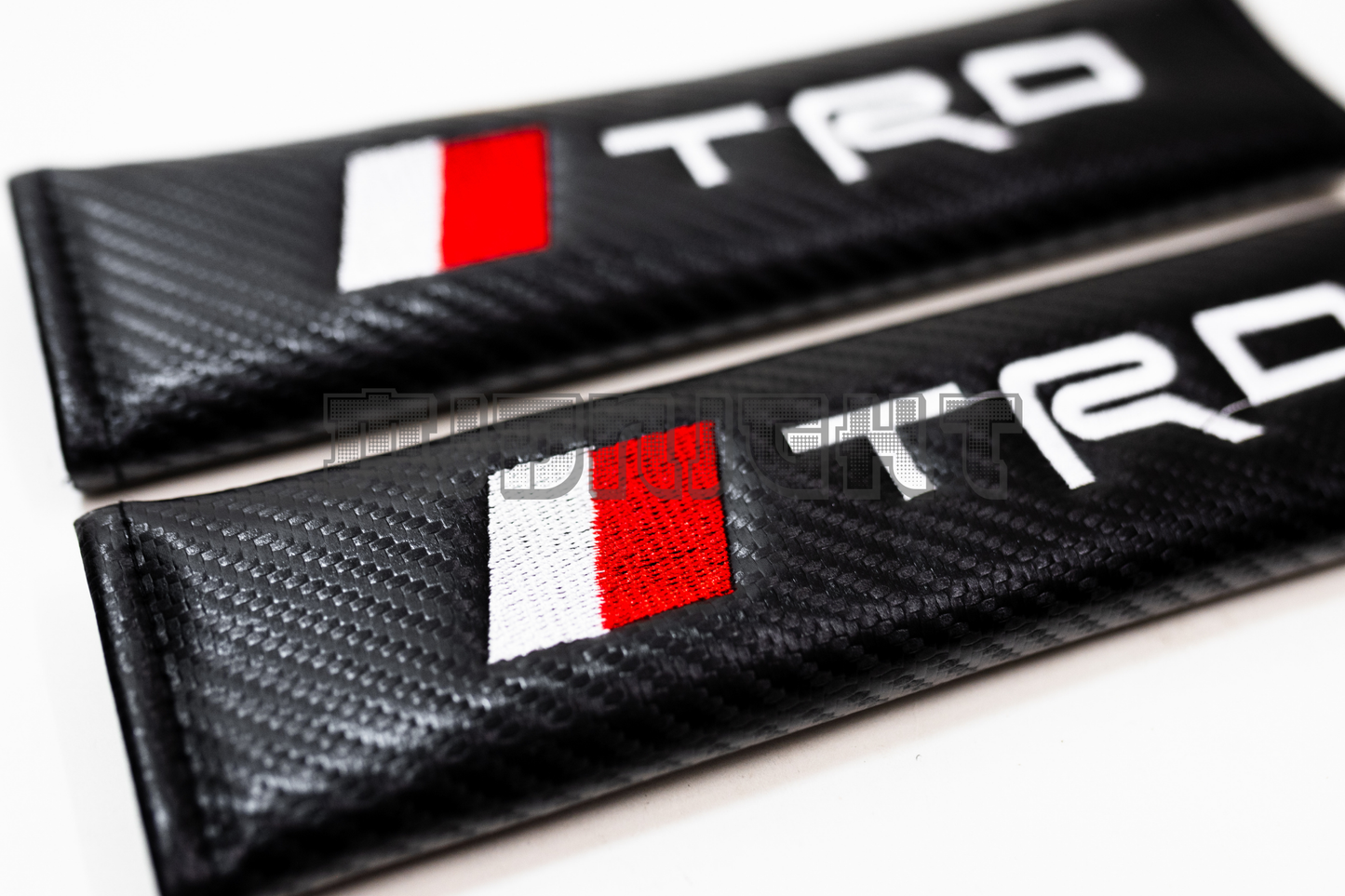 Toyota TRD Carbon Fiber Style Seat Belt Strap Covers