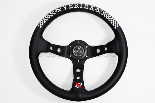 Vertex CHECKER Style 330mm Steering Wheel