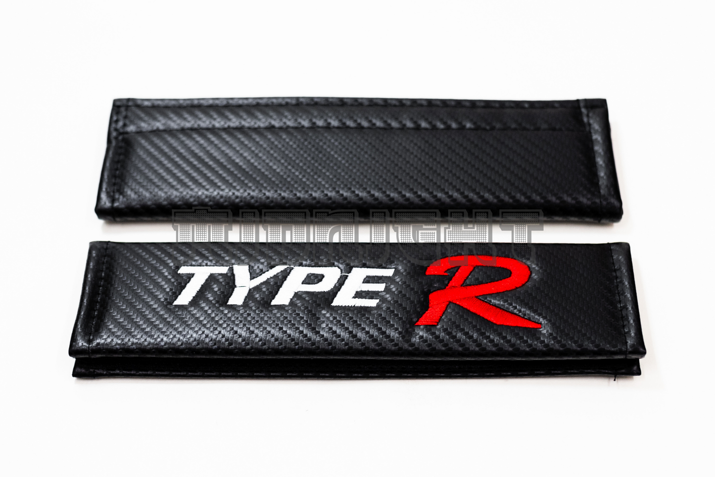 Honda Type-R Carbon Fiber Style Seat Belt Strap Covers