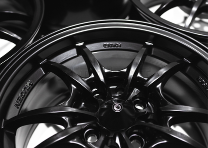 15" Matte Black Mugen MF10 Style Wheels (4x100) (4x114.3) Square Set