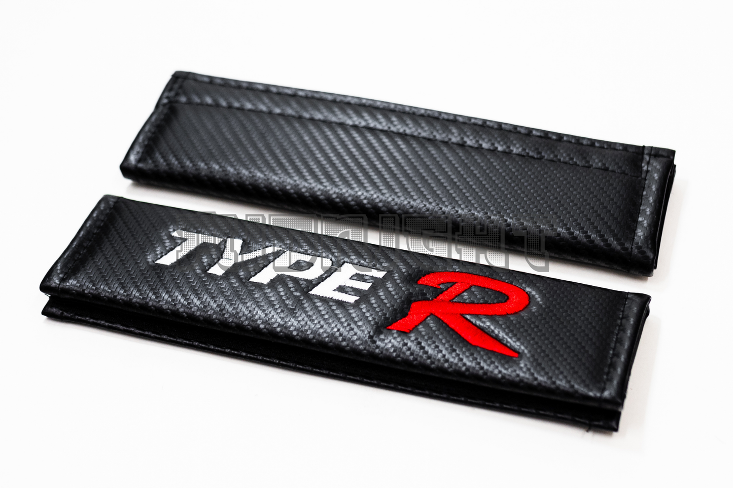 Honda Type-R Carbon Fiber Style Seat Belt Strap Covers