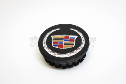 Set Of Four Cadillac Black Center Hub Caps