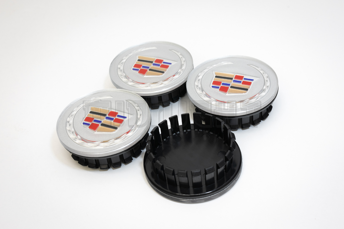 Set Of Four Cadillac Silver Center Hub Caps