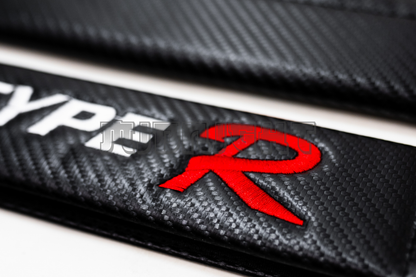 Honda Type-R Carbon Fiber Style Seat Belt Strap Covers