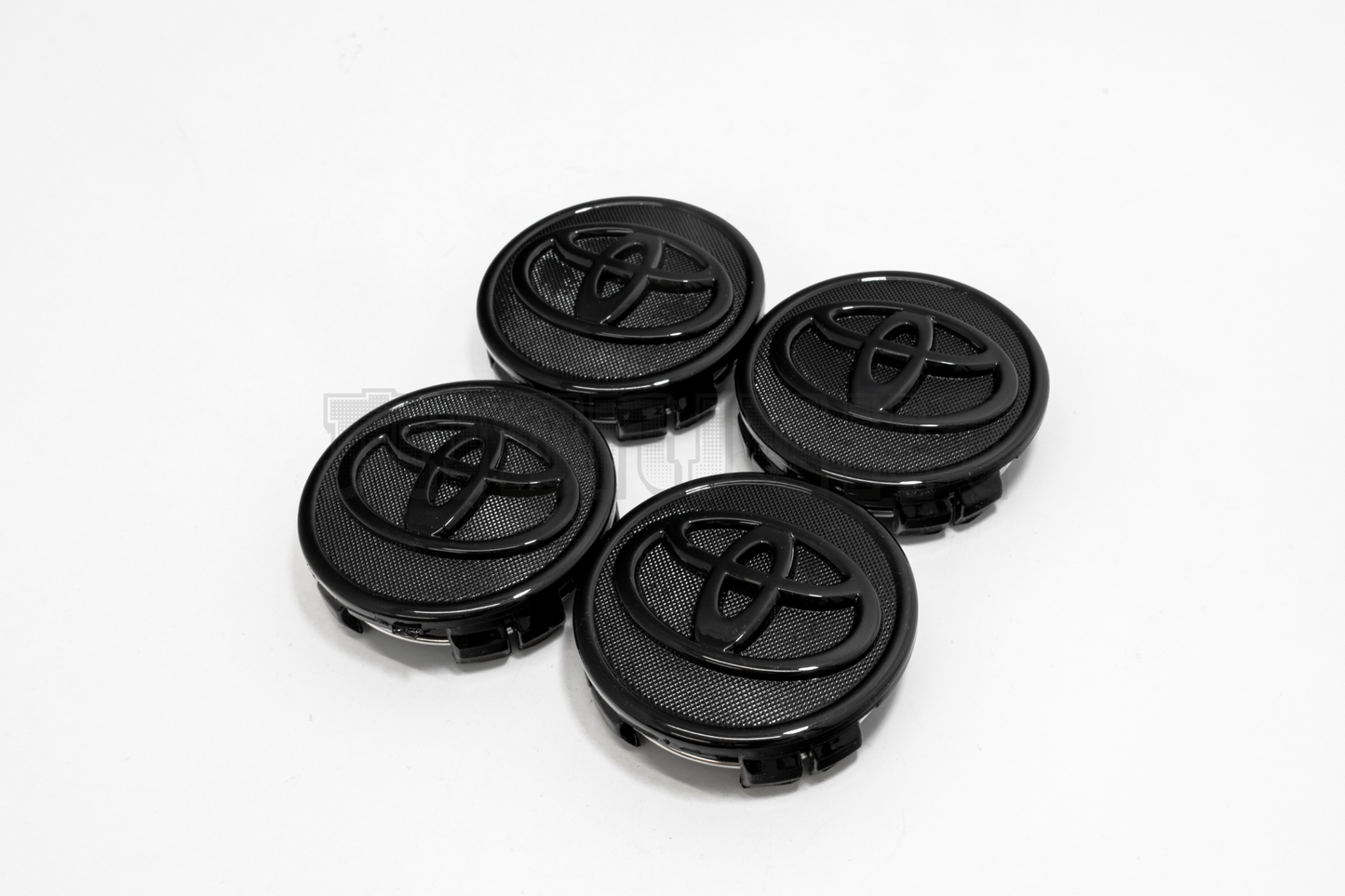 Set Of Four Toyota Black Wheel Center Hub Caps