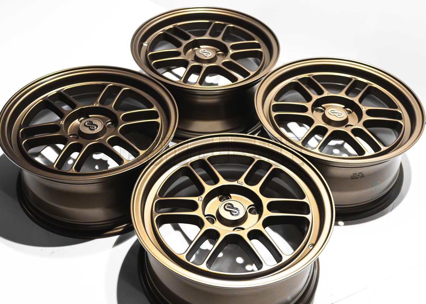 15" Bronze Enkei RPF1 Style Wheels (4x100) Square Set