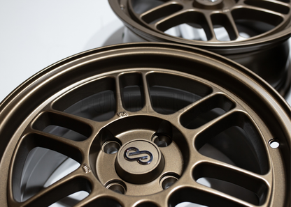 15" Bronze Enkei RPF1 Style Wheels (4x100) Square Set