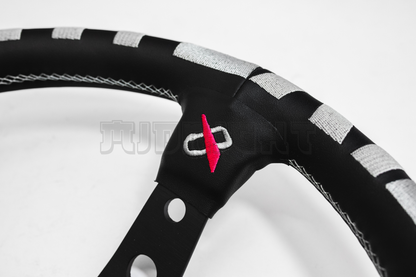 Vertex 1996 Style 320mm Leather Steering Wheel