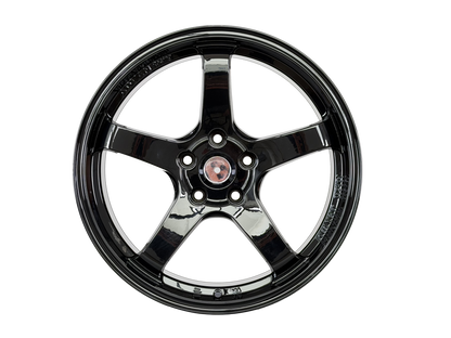 18" Black Advan Style Wheels Set of 4 18x8.5 +35 5x114.3
