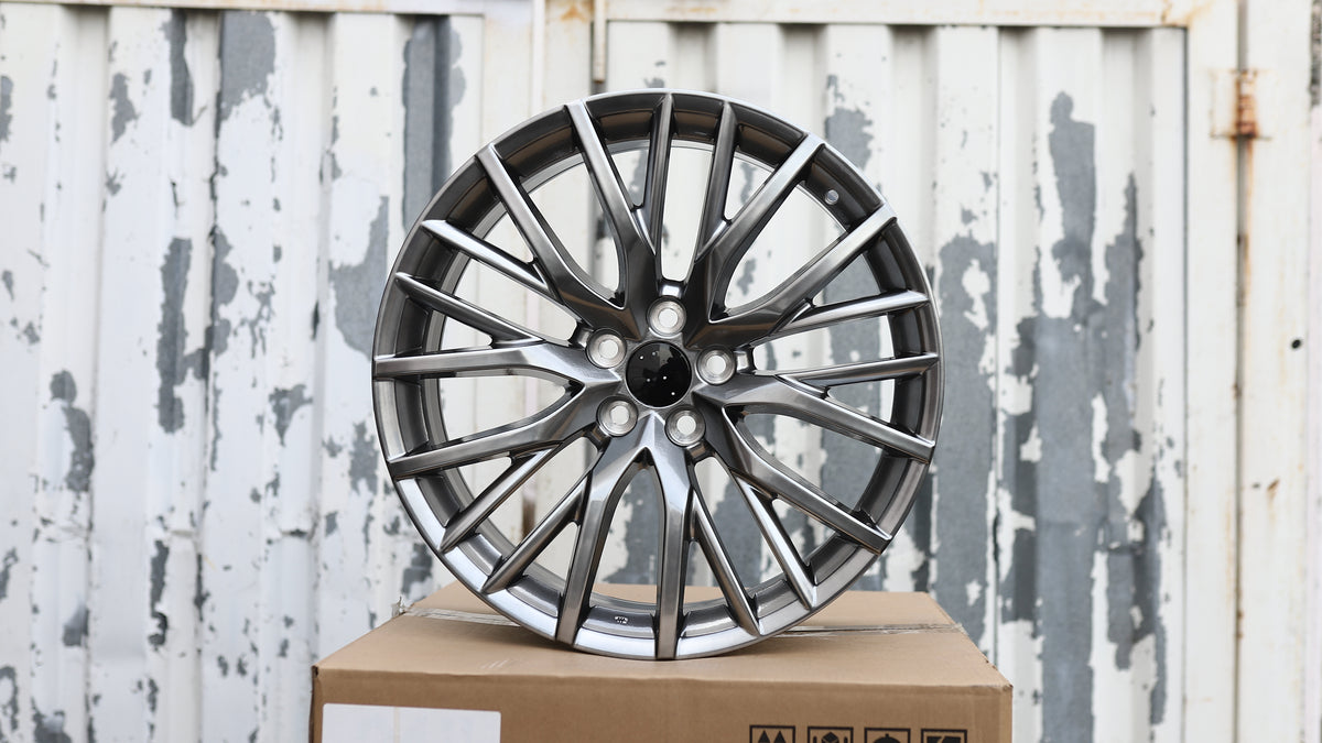 20" Hyper Black Lexus RX F Sport Style Wheels Set of 4 20x8 +35 5x114.3