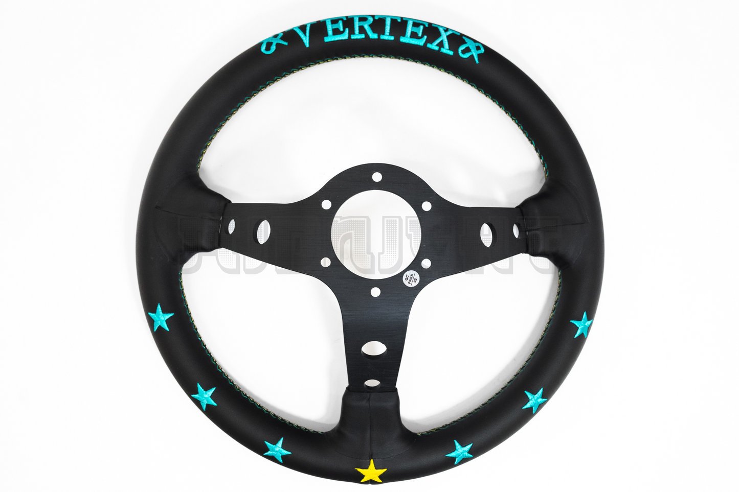 Vertex 7 Star Blue & Mint Style Steering Wheel