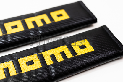 MOMO Carbon Fiber Style Seat Belt Strap Covers