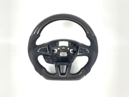 Carbon Fiber Steering Wheel For Ford Focus MK3 2015-2018