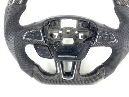 Carbon Fiber Steering Wheel For Ford Focus MK3 2015-2018