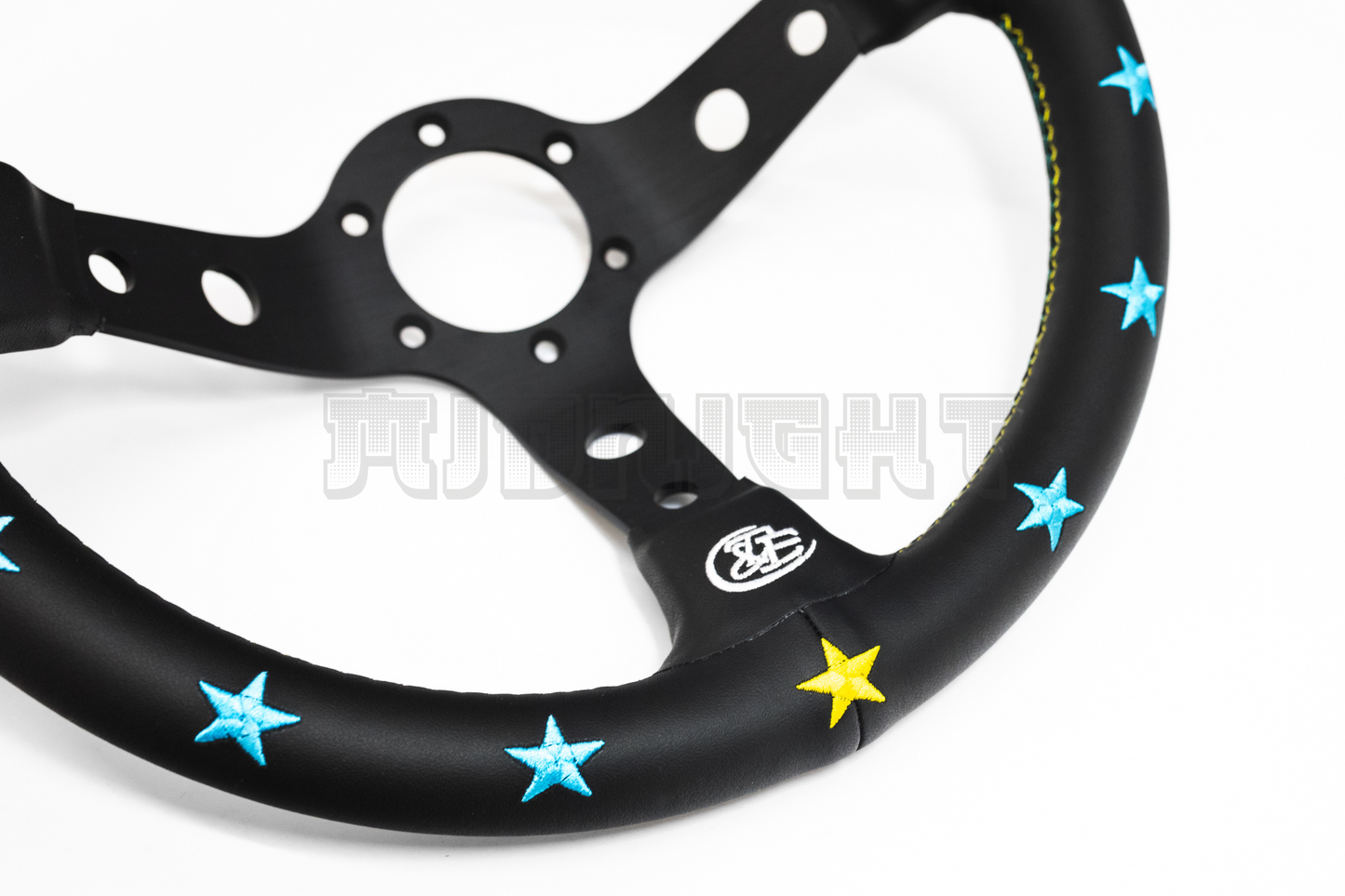 Vertex 7 Star Blue & Mint Style Steering Wheel