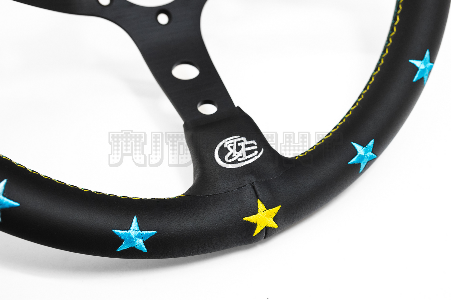 Vertex 7 Star Blue & Mint Style Steering Wheel