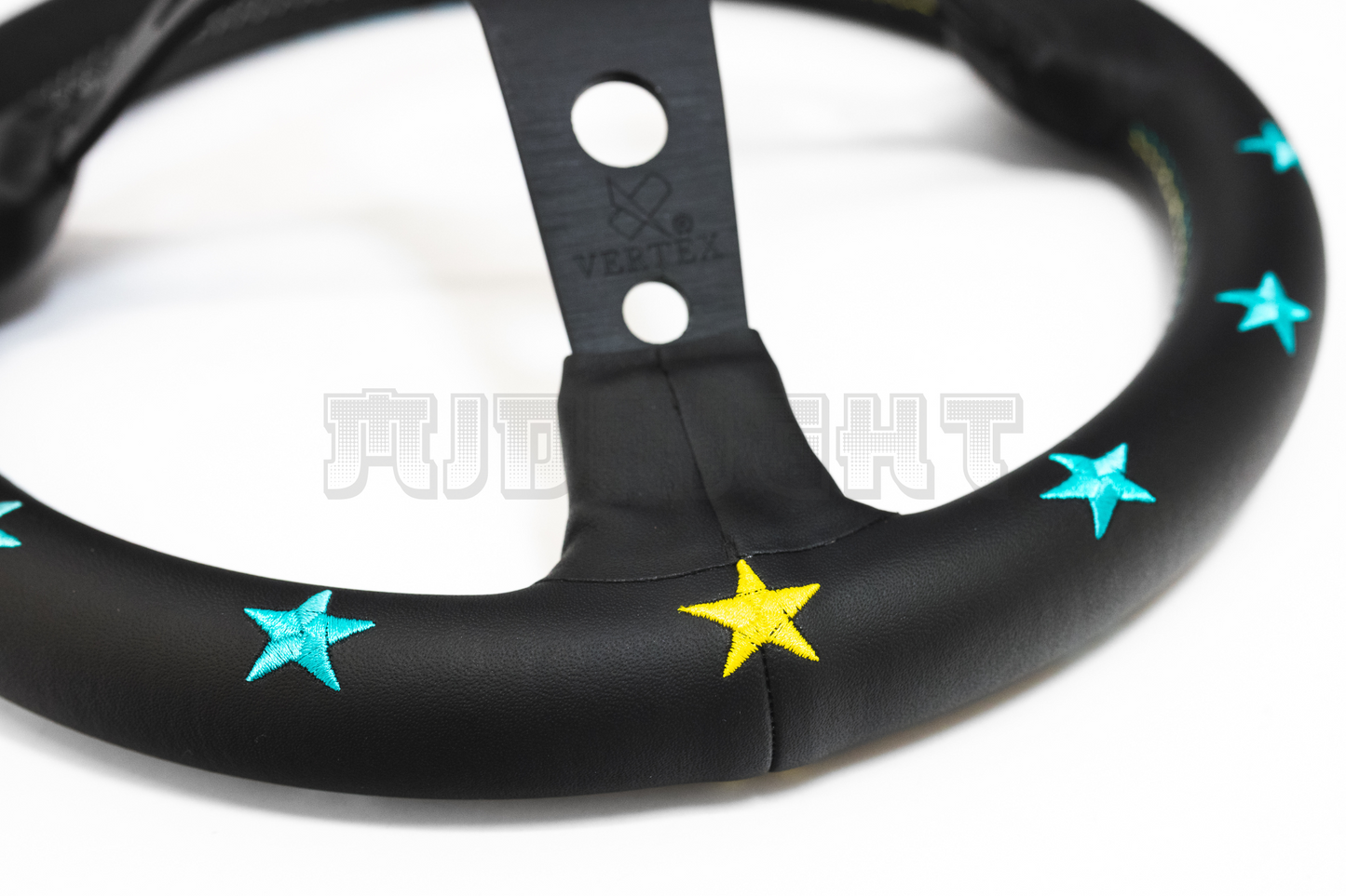 Vertex 7 Star Blue & Mint Style Steering Wheel