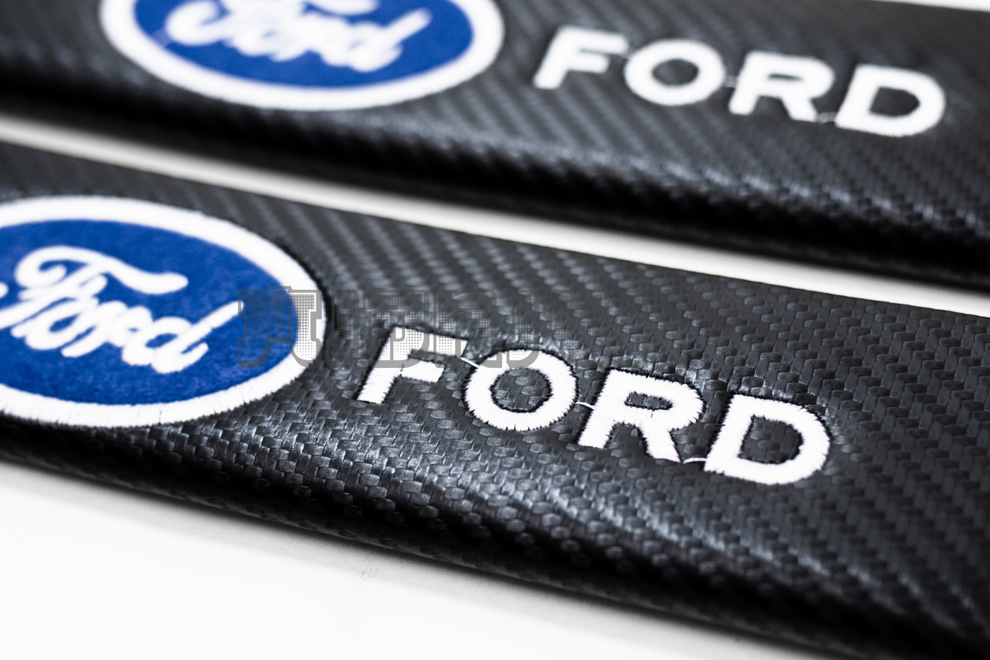 Ford Carbon Fiber Style Seat Belt Strap Covers