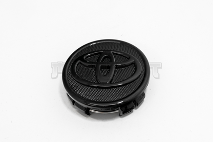 Set Of Four Toyota Black Wheel Center Hub Caps