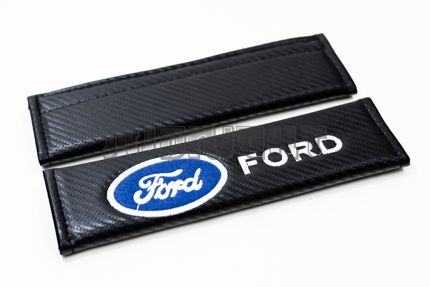 Ford Carbon Fiber Style Seat Belt Strap Covers