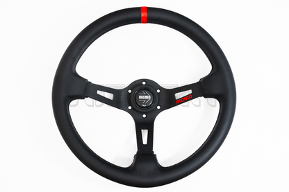 MOMO MOD 08 Style 350mm Leather Steering Wheel