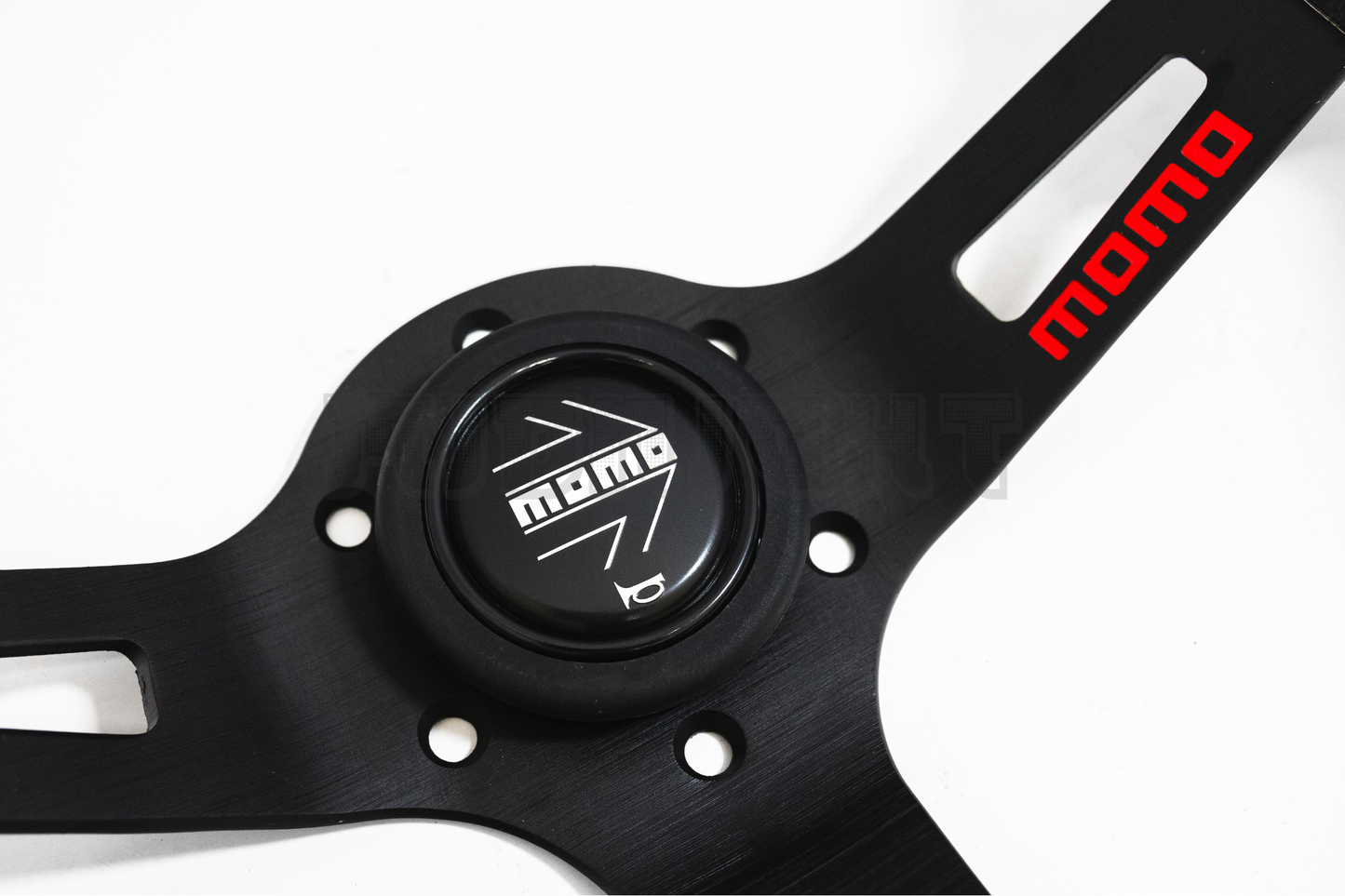 MOMO MOD 08 Style 350mm Leather Steering Wheel