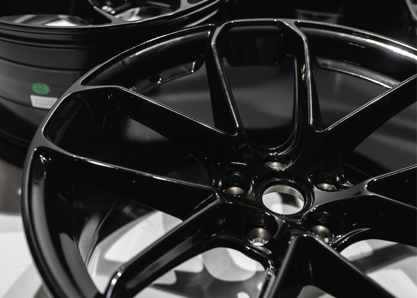 20" Gloss Black Wheels For Porsche (5x112) Staggered Set 20x9.0/10.0