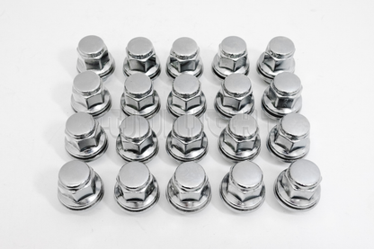 20X Chrome 12x1.5 Wheel Lug Nuts Mag Seat Washer for Lexus Scion Toyota Camry