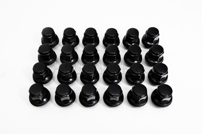 24x Black Toyota/Lexus 4Runner FJ Tacoma TRD Factory 12X1.5 Mag Lug Nut