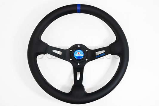 MOMO MOD 08 Style 350mm Leather Steering Wheel