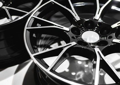 18" Gloss Black Machined Wheels For BMW (5x120) Square Set