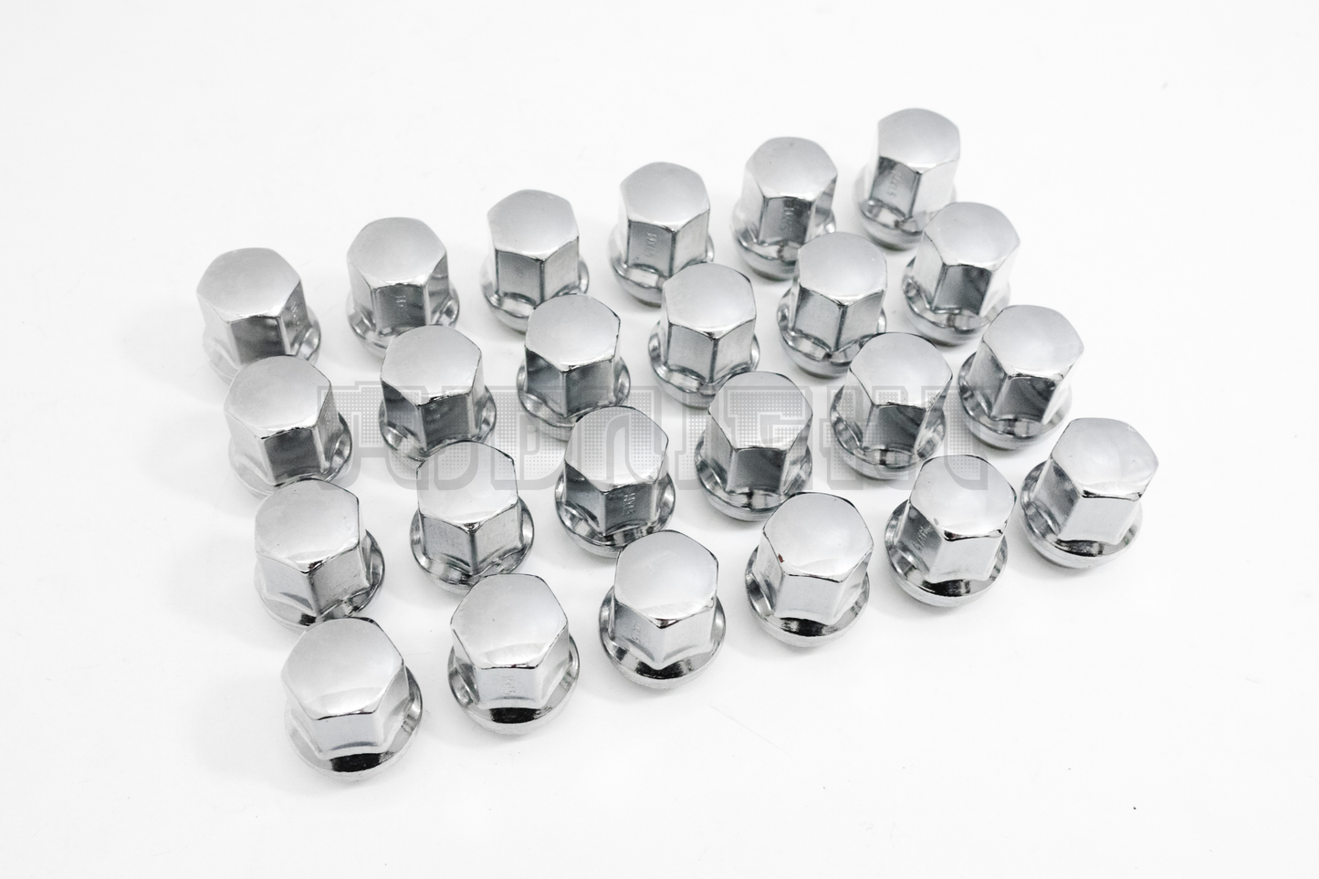 24x Chrome Chevy Factory Lug Nuts M14x1.5 Silverado Tahoe Suburban Colorado