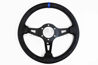 MOMO MOD 08 Style 350mm Leather Steering Wheel