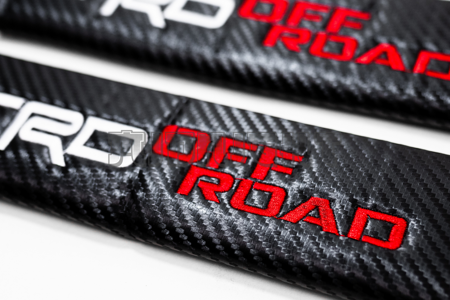 Toyota TRD Off Road Carbon Fiber Style Seat Belt Strap Covers