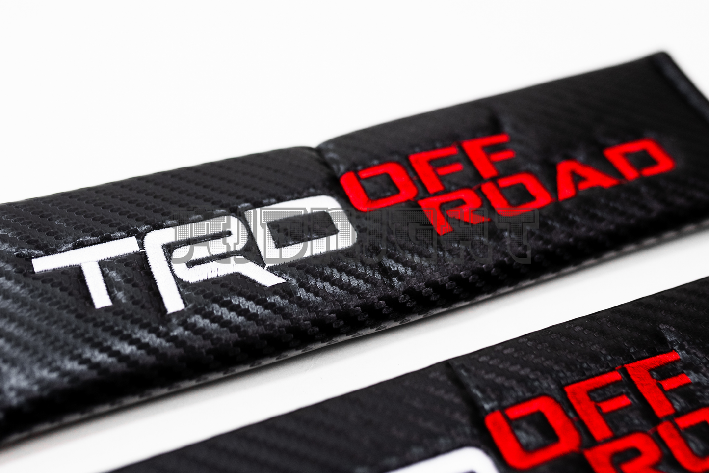 Toyota TRD Off Road Carbon Fiber Style Seat Belt Strap Covers