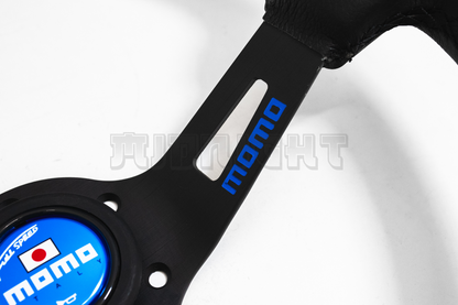 MOMO MOD 08 Style 350mm Leather Steering Wheel