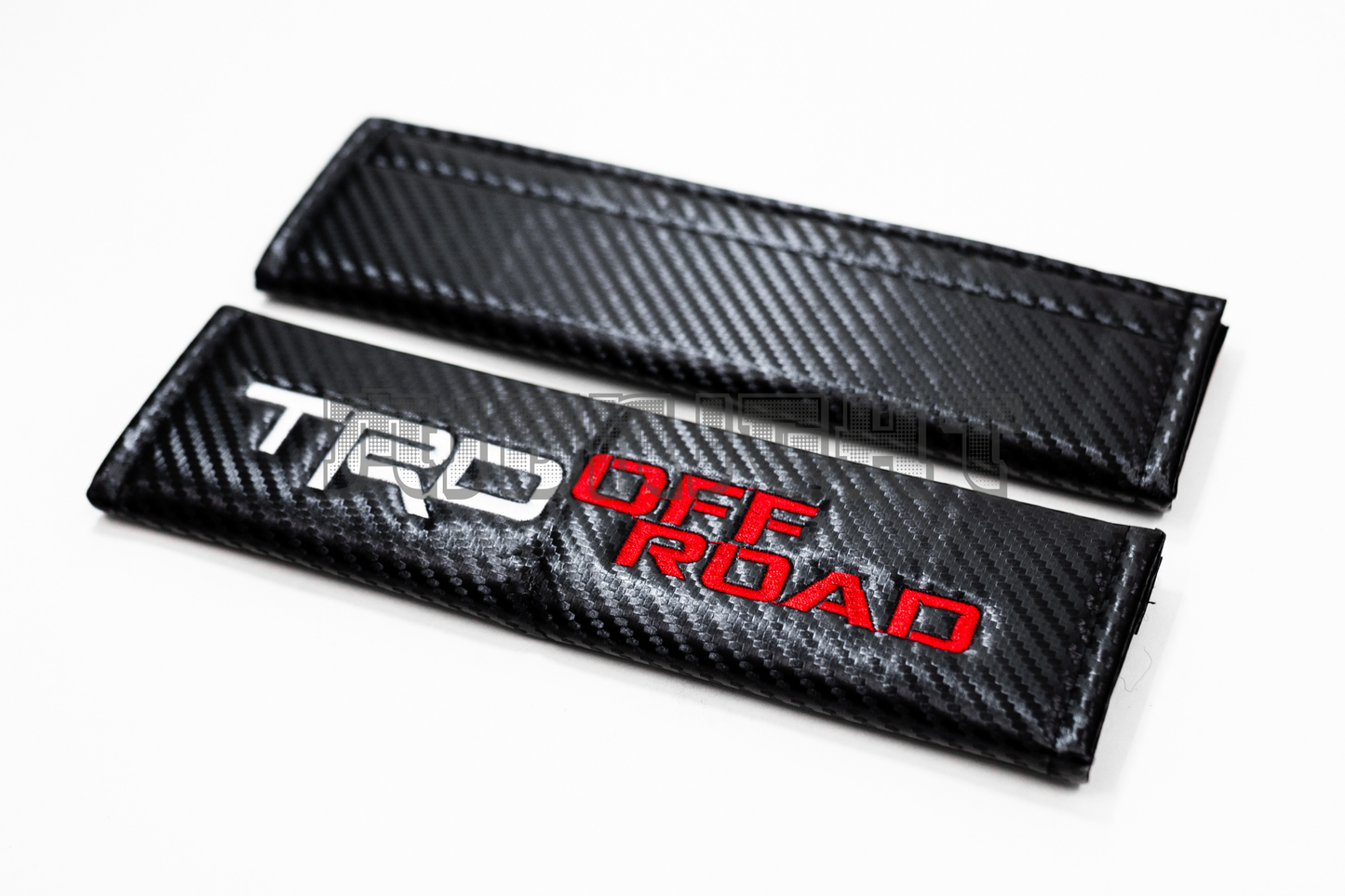 Toyota TRD Off Road Carbon Fiber Style Seat Belt Strap Covers