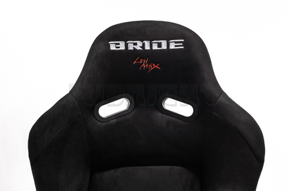 Bride VIOS III Style Black Alcantara Suede Fixed Back Bucket Seat