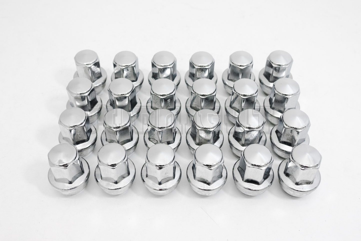 24x FIT FORD F-150 2015-2020 REPLACEMNT SOLID LUG NUTS 14X1.5 THREAD CHROME