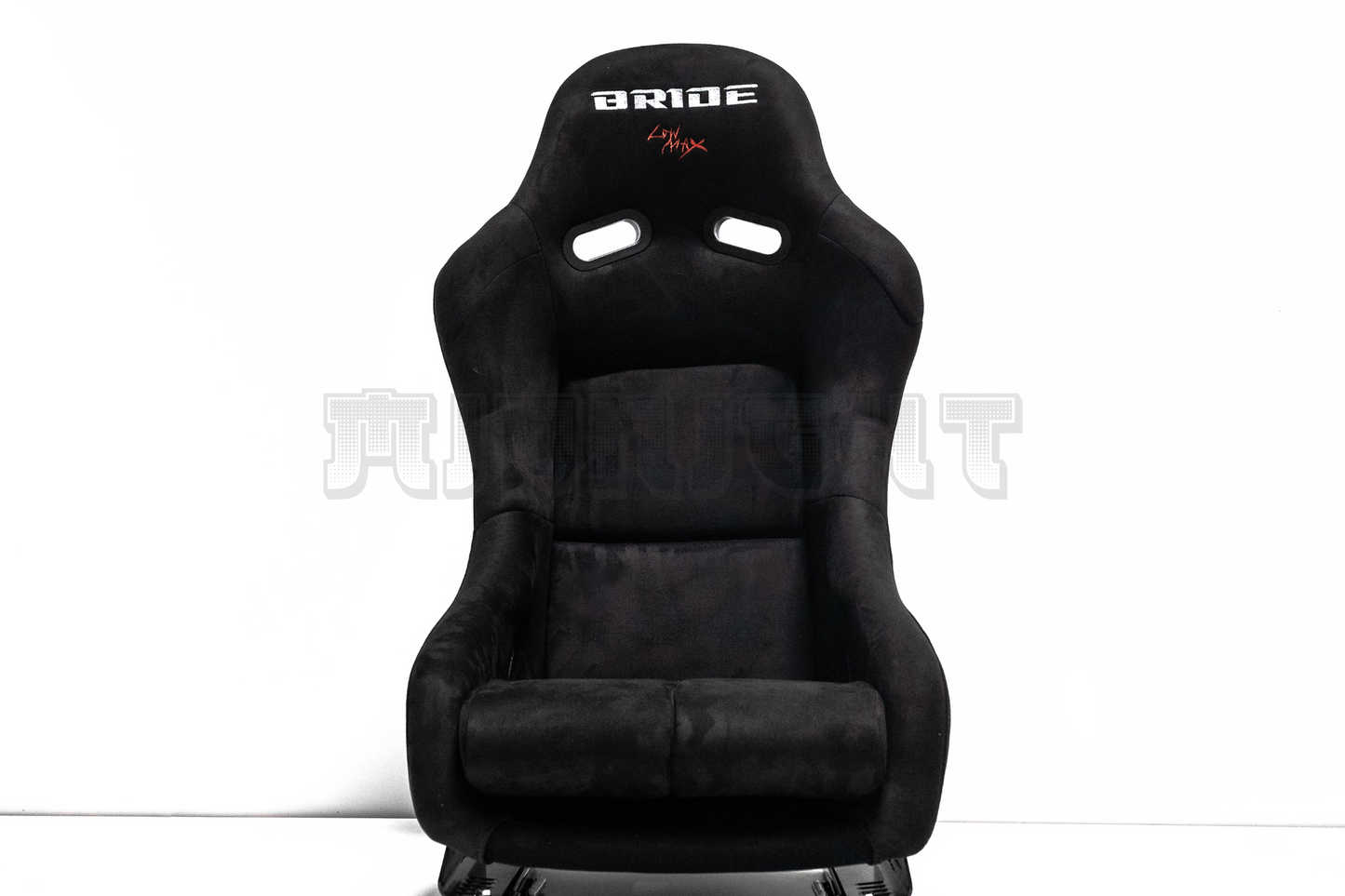 Bride VIOS III Style Black Alcantara Suede Fixed Back Bucket Seat