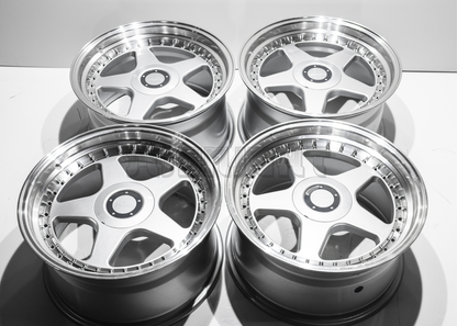 18" OZ Racing Futura M298 Style Wheels (5x120) Square Set
