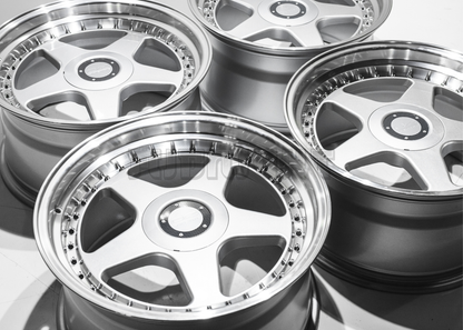 18" OZ Racing Futura M298 Style Wheels (5x120) Square Set