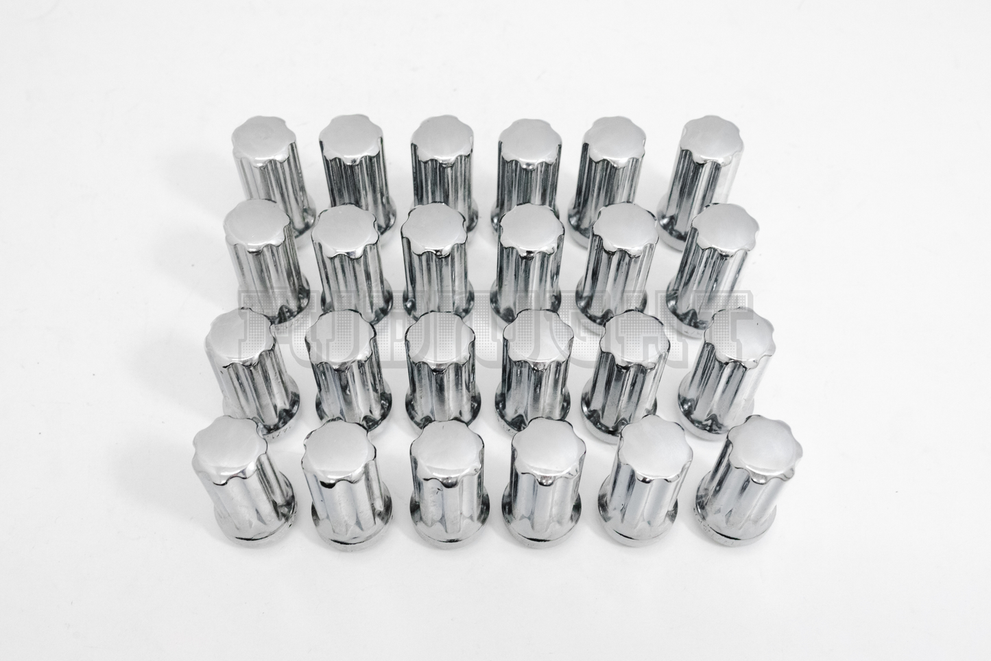 26x 14x1.5 Chrome Wheel Lug Nuts w/ Two Keys for Silverado Sierra Yukon XL 1500