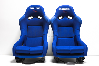 Bride VIOS III Style Blue Fixed Back Bucket Seat